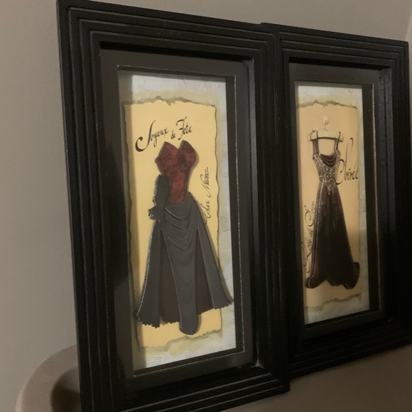 Shadow Box French Wall Decor, Set Of Two, Good Condition - Picture 4 of 16